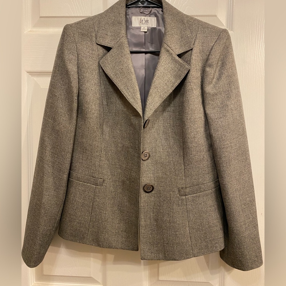 Le suit vintage blazer size 6P
